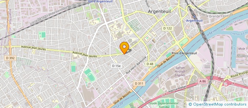 localisation de l'entreprise EASYGAB  ARGENTEUIL