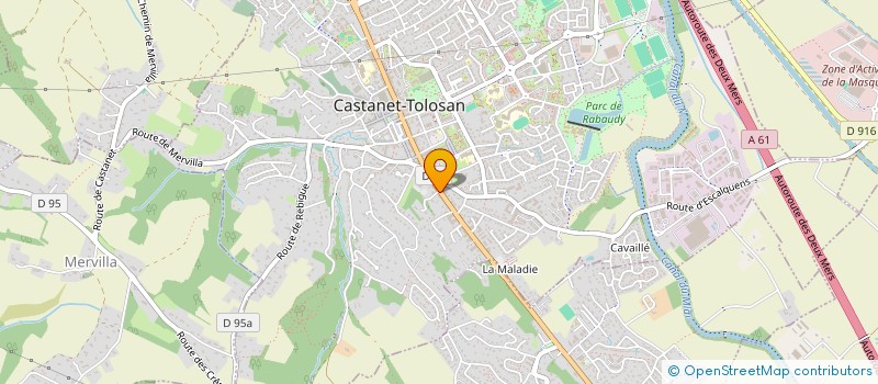 localisation de l'entreprise EASYGEO HOLDING à CASTANET-TOLOSAN