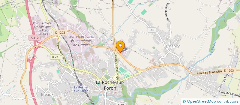 localisation de l'entreprise EASYGLASS 2 à AMANCY