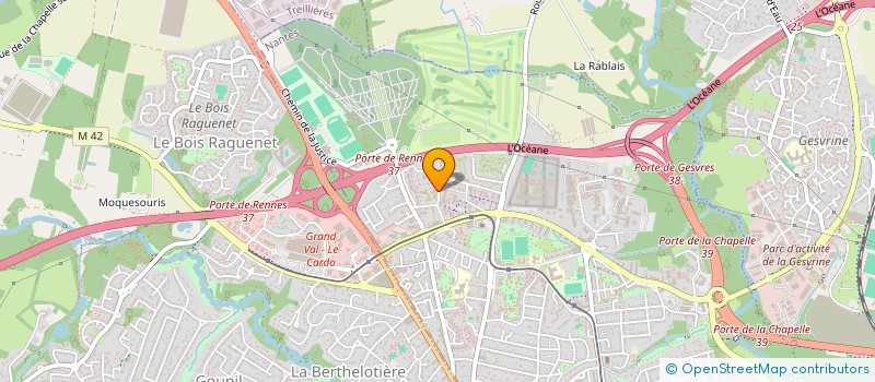 localisation de l'entreprise EASYGO VTC à NANTES