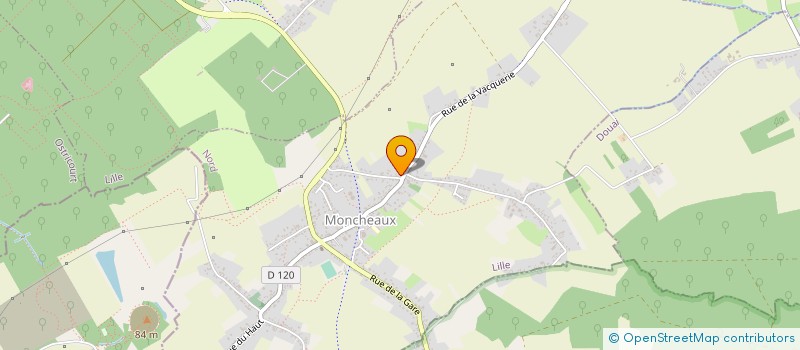 localisation de l'entreprise EASYGRAPH à MONCHEAUX