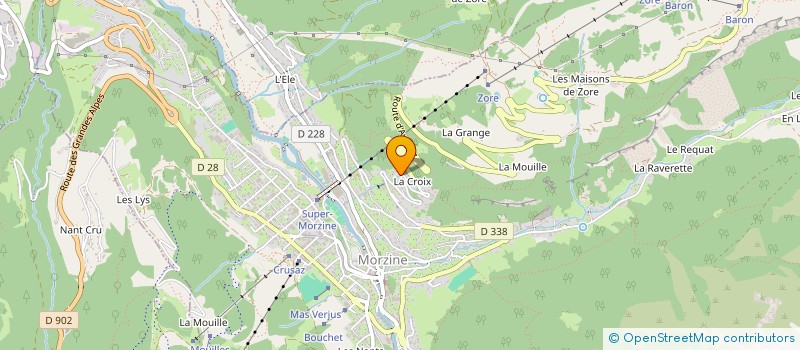 localisation de l'entreprise EASYJO VTC  MORZINE