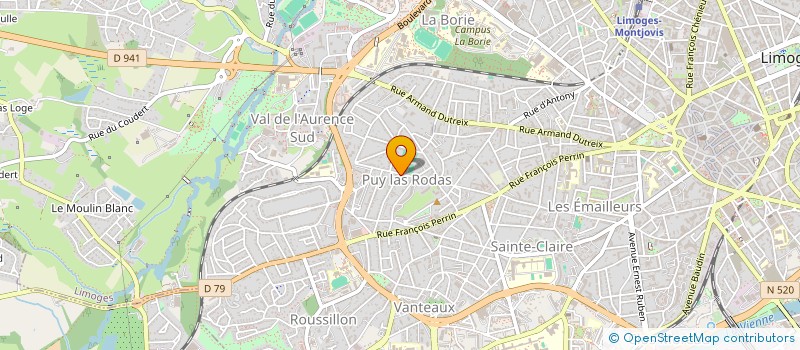 localisation de l'entreprise EASYLEARN CONSULTING à LIMOGES