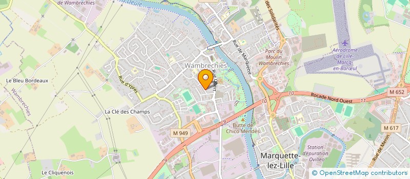 localisation de l'entreprise EASYLEASEIMMO  WAMBRECHIES