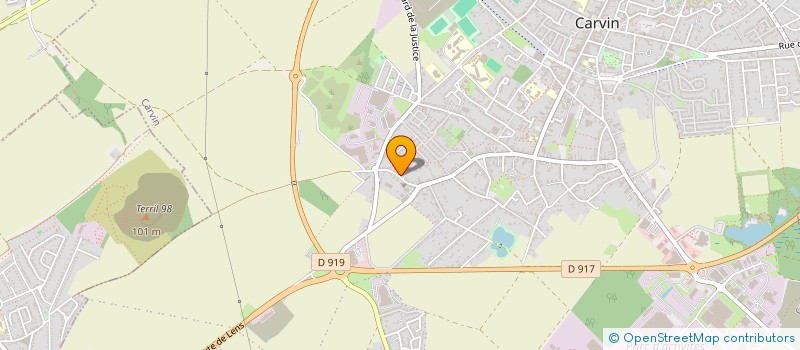 localisation de l'entreprise EASYLIFE à CARVIN