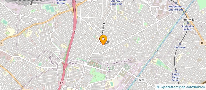 localisation de l'entreprise EASYLOC à AULNAY-SOUS-BOIS