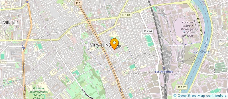 localisation de l'entreprise EASYLOC PRO à VITRY-SUR-SEINE