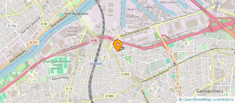 localisation de l'entreprise EASYLOCIDF à COLOMBES