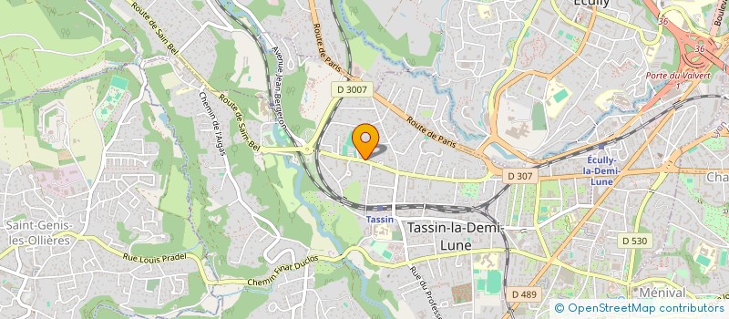 localisation de l'entreprise EASYLOG à TASSIN-LA-DEMI-LUNE
