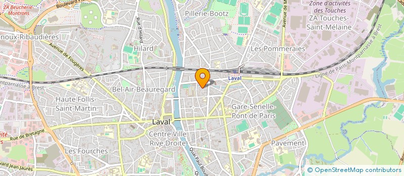 localisation de l'entreprise EASYMATHS & SCIENCES à LAVAL