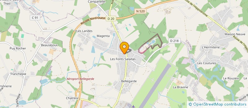 localisation de l'entreprise EASYMOB87 à LIMOGES