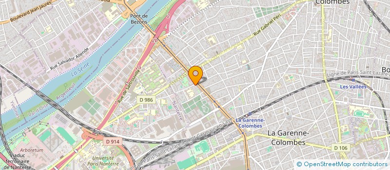 localisation de l'entreprise EASYMOBI à COLOMBES