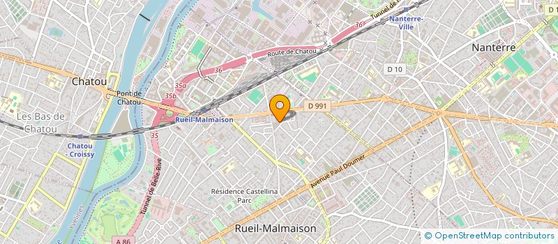 localisation de l'entreprise EASYMOVE à RUEIL-MALMAISON