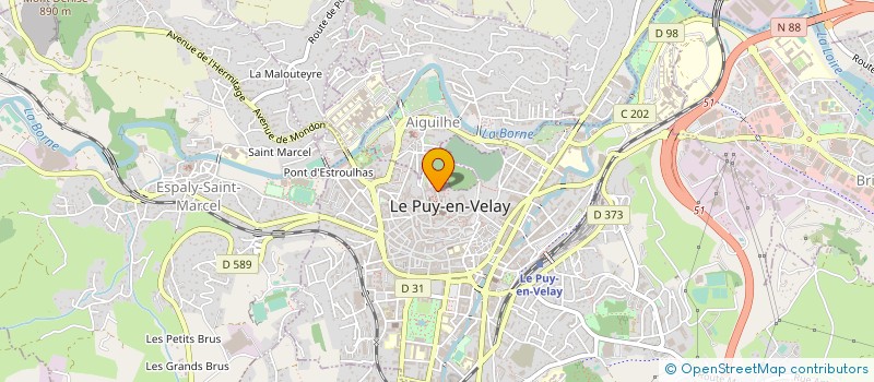 localisation de l'entreprise EASYNET  BRIVES-CHARENSAC