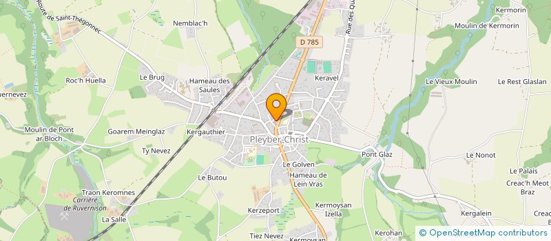 localisation de l'entreprise EASYNETWORKS à PLEYBER-CHRIST