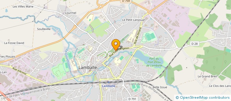 localisation de l'entreprise EASYNOV à LAMBALLE-ARMOR