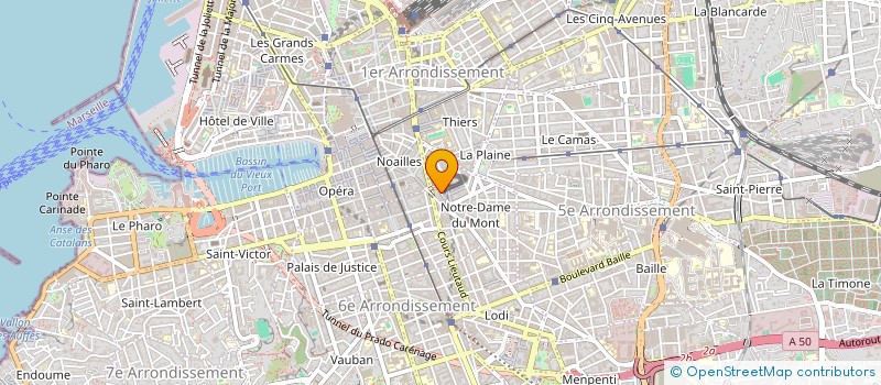 localisation de l'entreprise EASYO à MARSEILLE