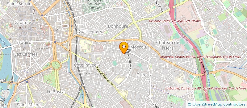 localisation de l'entreprise EASYPARTNER à TOULOUSE