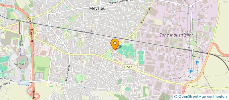 localisation de l'entreprise EASYPERFORMANCE à MEYZIEU