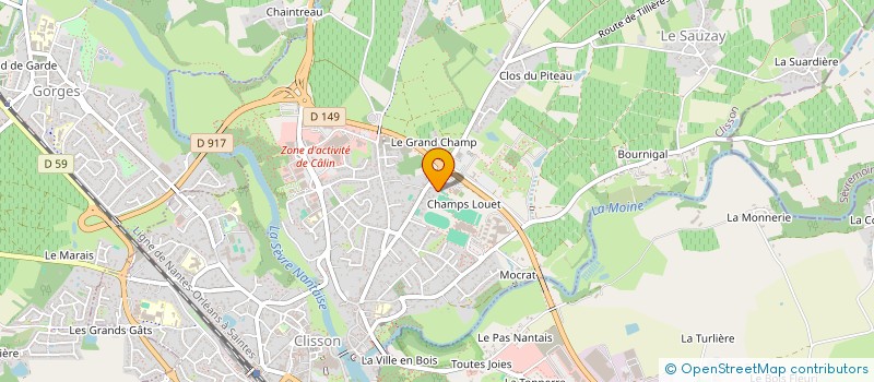 localisation de l'entreprise EASYPERGOLA à CLISSON