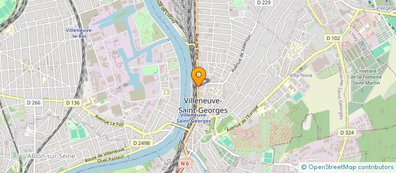 localisation de l'entreprise EASYPHONE à VILLENEUVE-SAINT-GEORGES