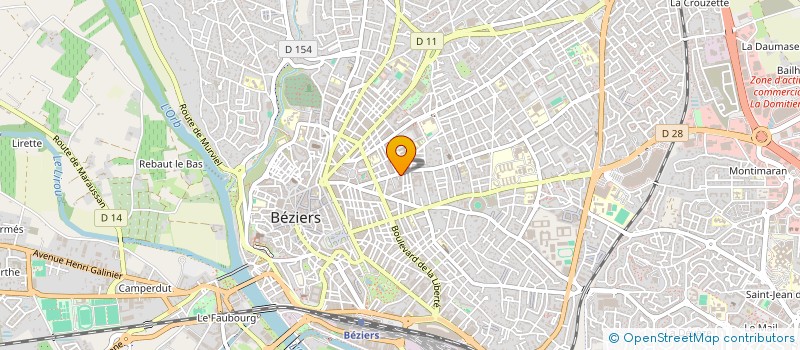 localisation de l'entreprise EASYPHY à BEZIERS