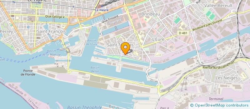 localisation de l'entreprise EASYPORT à LE HAVRE