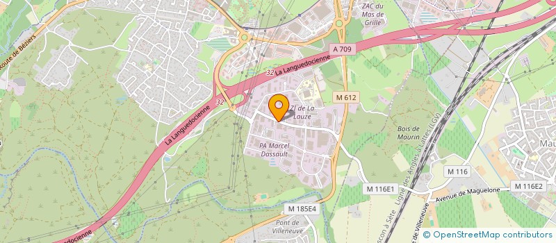 localisation de l'entreprise EASYS à SAINT-JEAN-DE-VEDAS