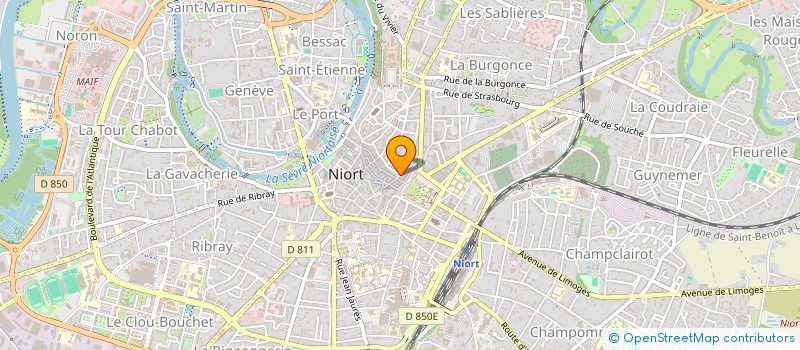 localisation de l'entreprise EASYSCIENCES à NIORT