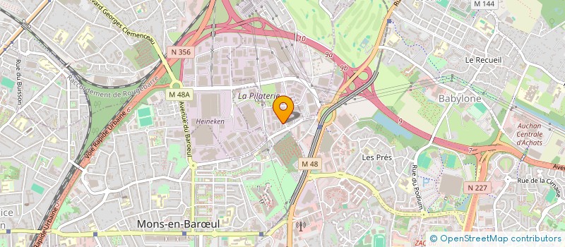 localisation de l'entreprise EASYSCOM à VILLENEUVE-D'ASCQ