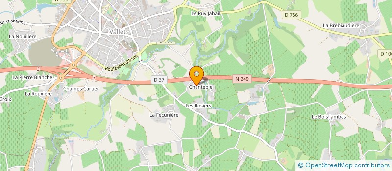 localisation de l'entreprise EASYSEAT à LE PALLET