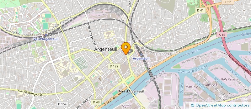 localisation de l'entreprise EASYSHOP à ARGENTEUIL
