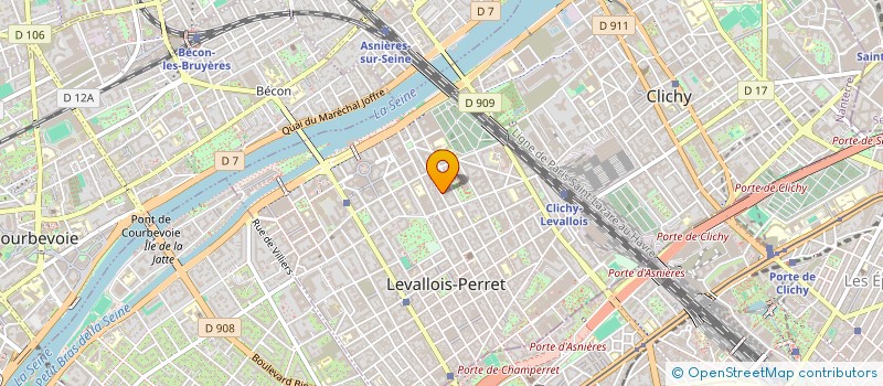 localisation de l'entreprise EASYSTEP à LEVALLOIS-PERRET