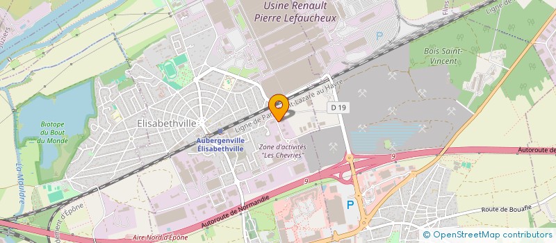 localisation de l'entreprise EASYSTOCK  FLINS-SUR-SEINE