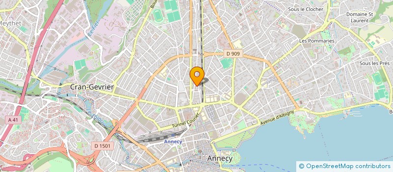 localisation de l'entreprise EASYTECH à ANNECY