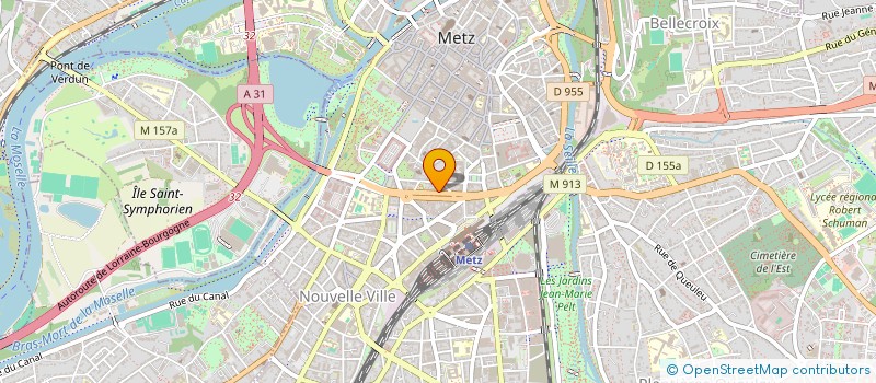 localisation de l'entreprise EASYTEL à METZ