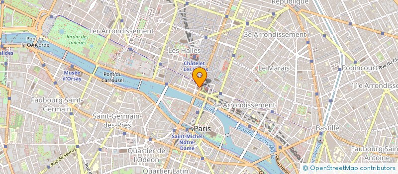 localisation de l'entreprise EASYTOOLS à PARIS