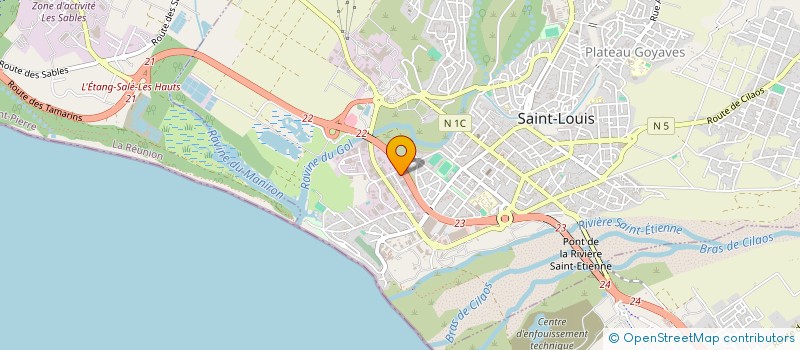 localisation de l'entreprise EASYTOPO à SAINT-LOUIS