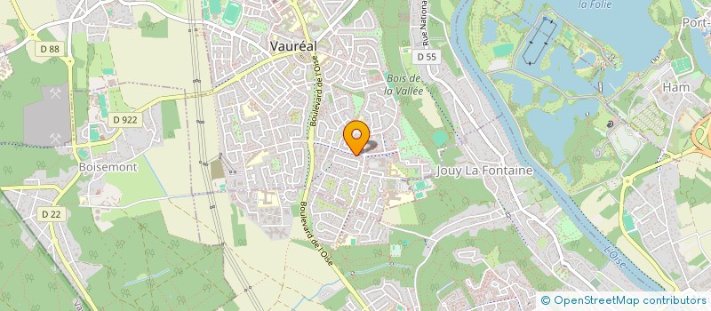 localisation de l'entreprise EASYTRAJEO à VAUREAL