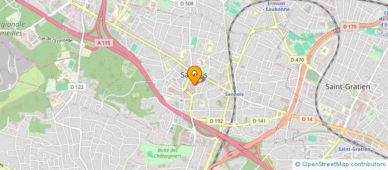 localisation de l'entreprise EASYTRANSPORT à SANNOIS