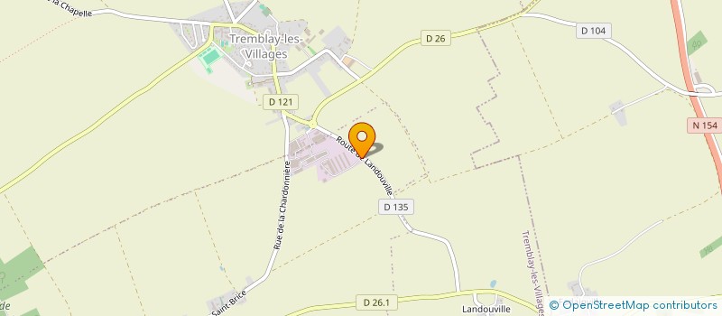 localisation de l'entreprise EASYTRUCK LOCATION à TREMBLAY-LES-VILLAGES