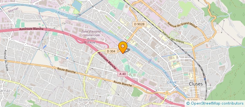 localisation de l'entreprise EASYTURN à SCIONZIER