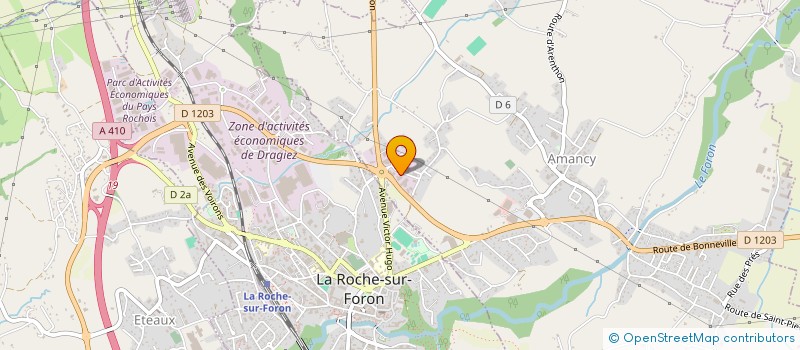 localisation de l'entreprise EASYWASH à AMANCY