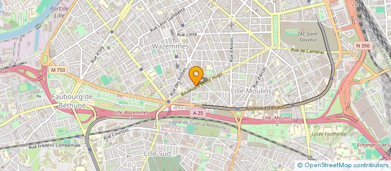 localisation de l'entreprise EAT'AMAP à LILLE