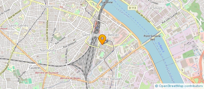 localisation de l'entreprise EAT BELCIER  BORDEAUX