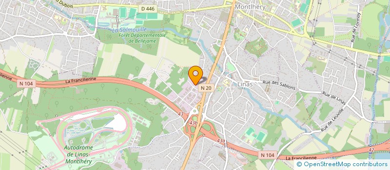 localisation de l'entreprise EAT BOX HAPPINESS  LINAS