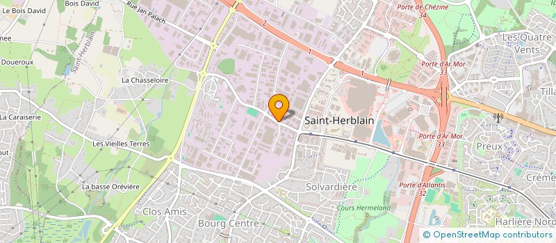 localisation de l'entreprise EAT BURGER à SAINT-HERBLAIN