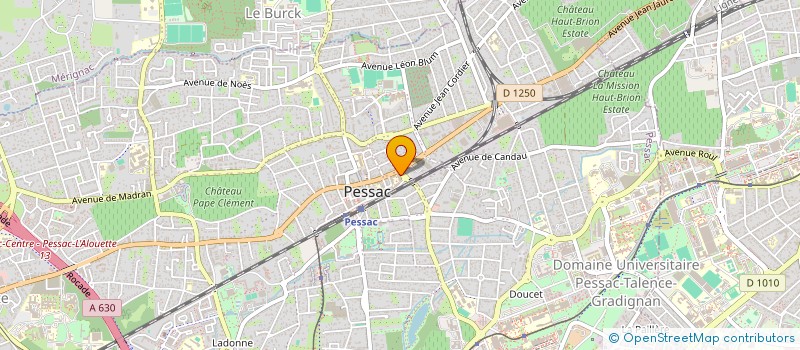 localisation de l'entreprise EAT CENTER à PESSAC
