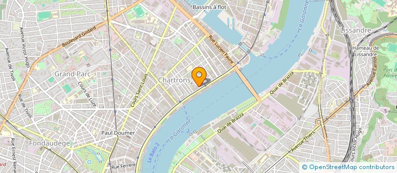 localisation de l'entreprise EAT CHARTRONS  BORDEAUX