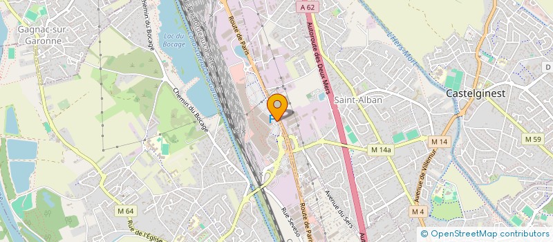 localisation de l'entreprise EAT FENOUILLET TOULOUSE à FENOUILLET